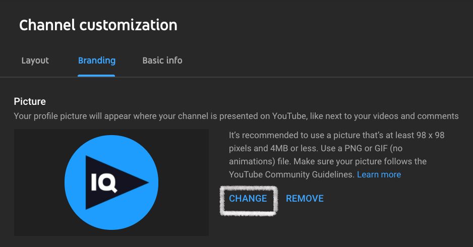 How to Change Your YouTube Profile Picture